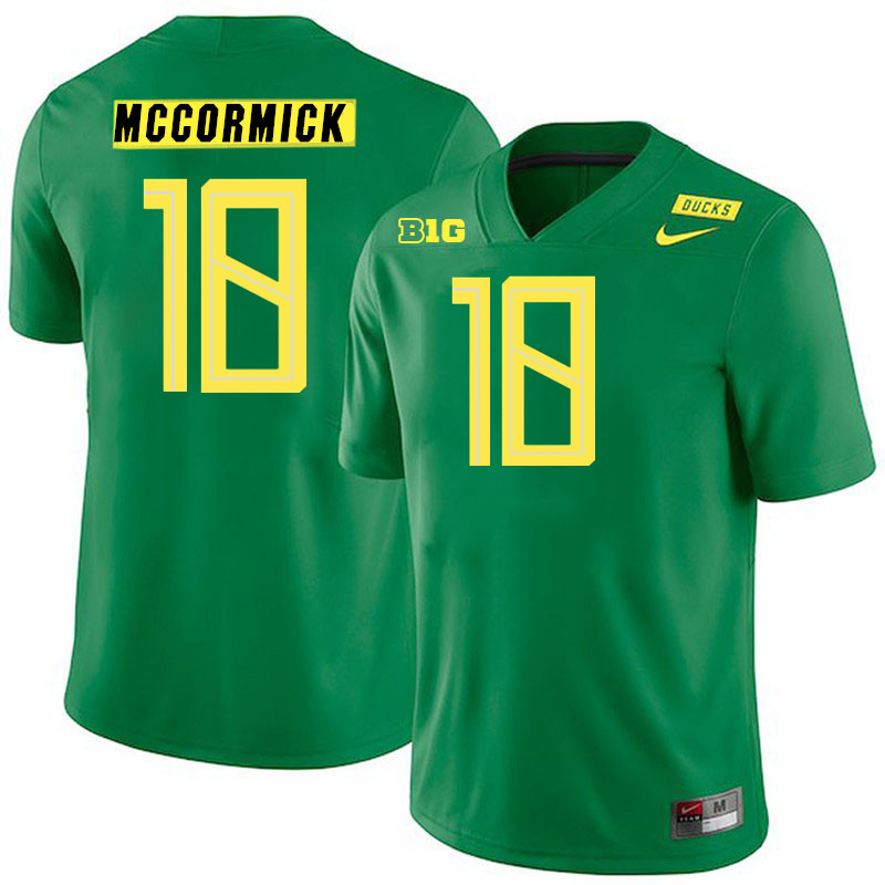 Cam McCormick Oregon Jersey,Oregon Ducks Football Uniforms Youth-Alternate Green